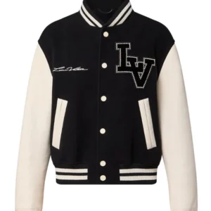 LOUIS VUITTON Signature Varsity Blouson Black & White
