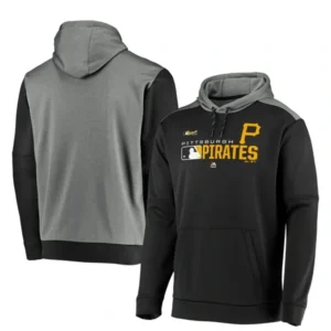Pittsburgh Pirates Majestic Black Hoodie